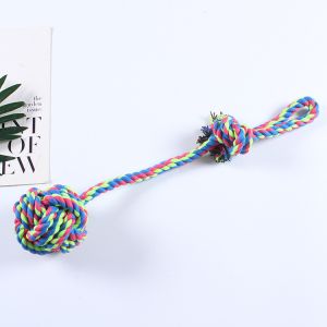 Eco Friendly Hand Woven Super Strong Bite Resistant Set Interactive Dog Chew