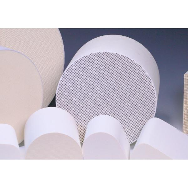 Cylindrical Honeycomb Ceramic Support Customize For Catalytic Converters