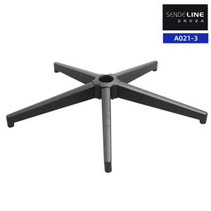 Electroplated Five Star Foot Office Adjustable Chair Base Swivel Chair