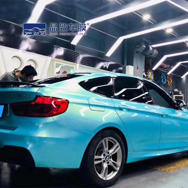 Quality 1.52Mx18M Removable PET Vinyl Film Weatherproof Anti Scratch wholesale