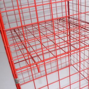 Lightduty Epoxy Plated Store Wire Dump Bin For Promotion Display