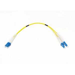 Buy cheap Customize Length Single Mode Fiber Jumpers , Lc Lc Fiber Patch Cord Low from wholesalers