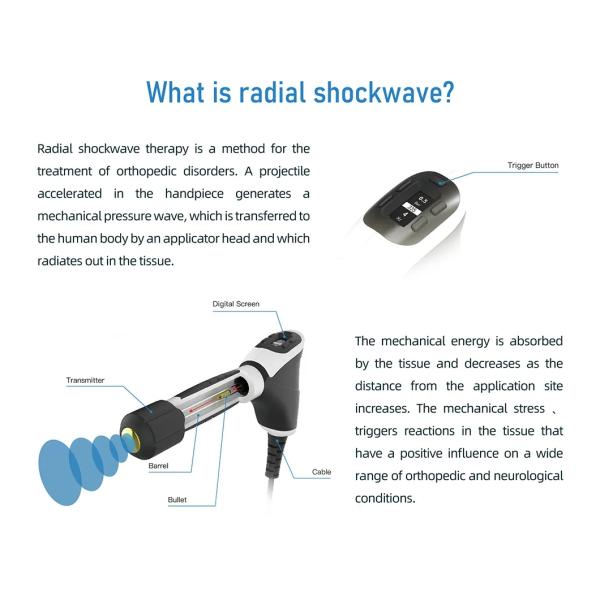 CE Approved Physiotherapy Rehabilitation Shock Wave Equipment Shockwave Therapy Machine for Physical Manufacture