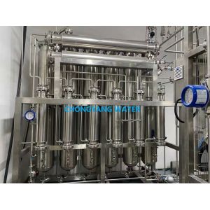 Pharmaceutical Multi Column Distillation Plant Distilled Water Machine WFI