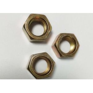 Electro Plated 14mm Hex Nut Corrosion Resistance For Car Accessories
