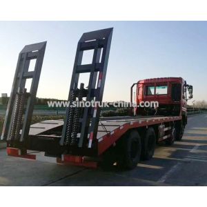 12 Wheels Flatbed Tow Truck Wreckers / Heavy Duty Commercial Trucks With Platfrom