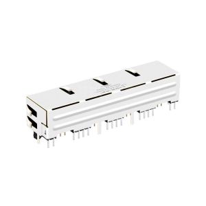 X Multiple XRJM-S-04-8-8-4-F2 Compatible LINK-PP LPJE401AHNL Tab Up Green/Yellow