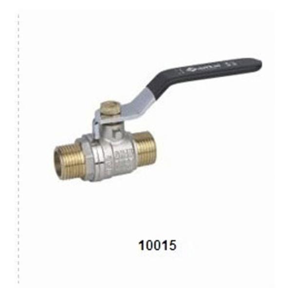 Quality Forging Brass Ball Valve 10015 with Nickel plated 25Bar in full size(male-male) wholesale