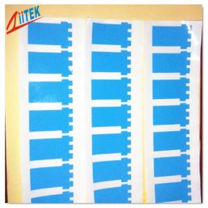 1.2 W / mK High Performance blue double sided tape Thermal Conductive Adhesive