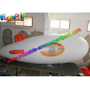 China 0.18mm PVC 6m Inflatable Helium Blimp For Advertising , Logo Printing on sale