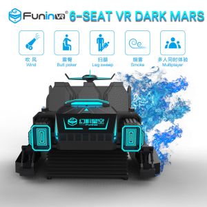 FuninVR-Hot selling Arcade 6 seats VR dark mar 3.8KW Virtual Reality Experience