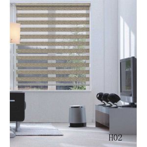 China Double Layer High quality automated zebra shades day night window blinds Light Filtering on sale China Double Layer High quality automated zebra shades day night window blinds Light Filtering on sale