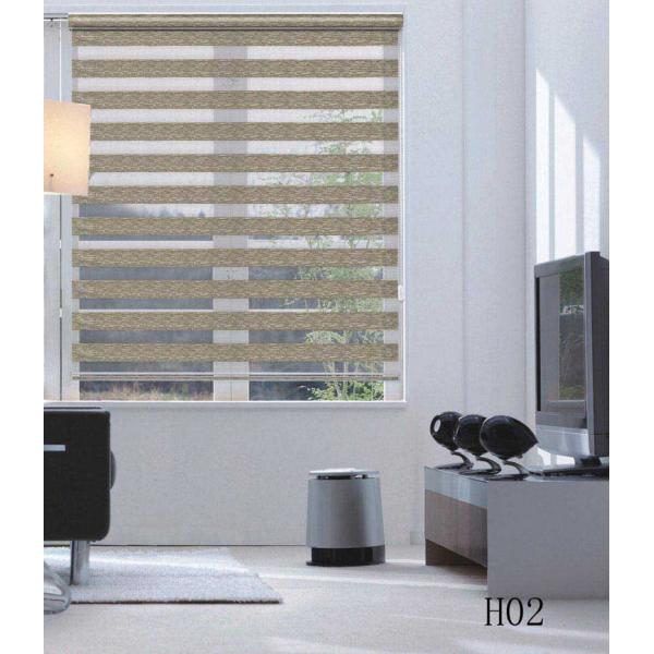 Quality Double Layer High quality automated zebra shades day night window blinds Light Filtering wholesale
