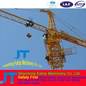 China 1250kN.m Rated lifting moment New technology reliable Electric Tower crane QTZ125-TC6018 on sale