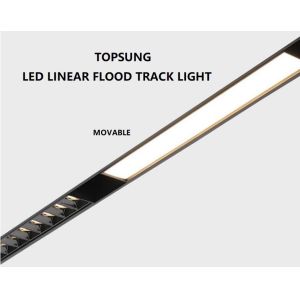Cheap Ultra Thin 4 Feet LED Ceiling Panel Lights 48v Linear System Spotlights for sale