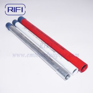 Red / White / Orange PVC Coated BS4568 GI Electrical Conduits With 1.2mm-1.6mm