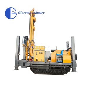 Full Hydraulic GL180R Rubber Crawler Type Water Well Drill/Drilling Rig Drilling