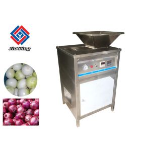 Professional Onion Processing Equipment , Lower Power Garlic Peeling Machine