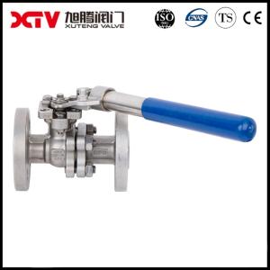 China Industrial Usage and Flange Ball Valve Full Bore with Dead Man Spring Return Handle on sale
