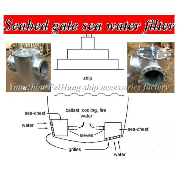 Quality JISF-5K/10K diurnal canister sea water filter, ballast seabed sea water filter wholesale