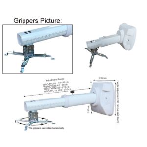 245*222mm Projector Wall Mounting Bracket Projector Arm For Whiteboard