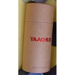 Custom printed paper cardboard cylinder wine packaging paper tube box