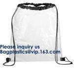 Promotion Small Cloth Gift Clear Pvc Drawstring Backpack Bag,Fashion Transparent