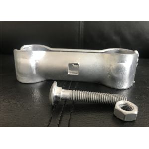 Anti Aging Temporary Fence Clamps Galvanized Fence Post Clamps 15.9mm Outer