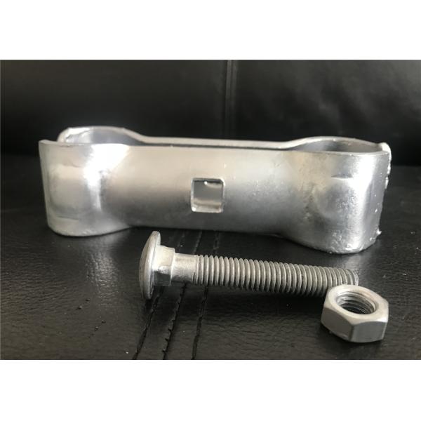 Anti Aging Temporary Fence Clamps Galvanized Fence Post Clamps 15.9mm Outer