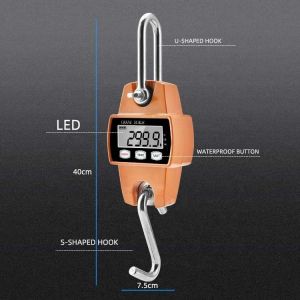 Customizable OEM/ODM Support 300kg Electronic Portable Scale with LCD Display