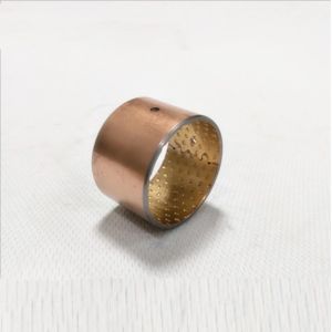 China Double Butterfly Welded Joint Sintered Bimetal Bearing Bushes Cylindrical on sale