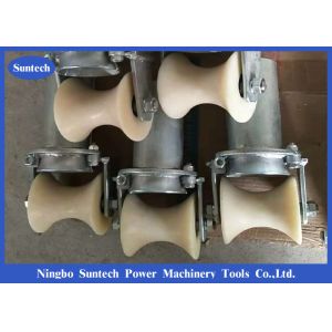 Lockable Wheel Conductor Stringing Tools Cable Ground Roller