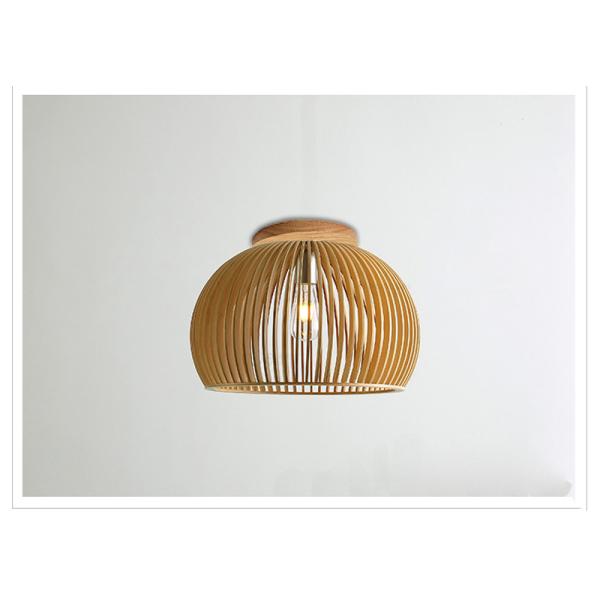 Modern Wood Birdcage E27 Ceiling Lights Nordic Home Deco Bamboo Weaving Wooden Ceiling Lamp(WH-WA-53)
