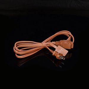 ETL 3 Outlet Brown Multiple Outlets SPT-2 14 Gauge 6FT 12FT 2 Prong Extension