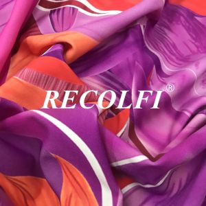 Paisley Printed Waterproof Repreve Swimwear Fabric Subli Cool Technique