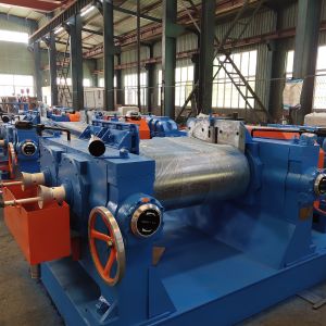 55kW Two Roll Rubber Refiner Mill Rubber Process Machine Tyre Refinery