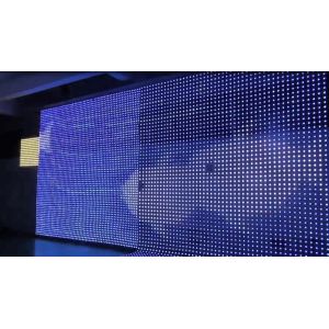 Indoor and outdoor programmable soft led mesh display outdoor advertising screen