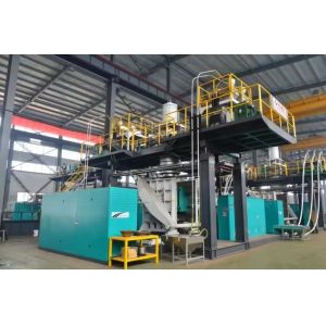 Road Barrel Hdpe Blow Moulding Machine Process
