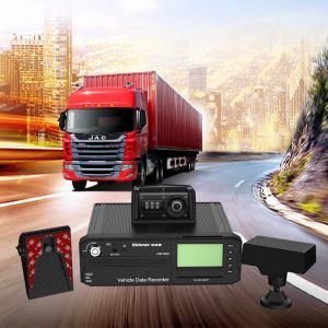 8CH 1080P Full HD ADAS DSM BSD Mobile DVR for 2CH Alarm Output and 8-36V Power
