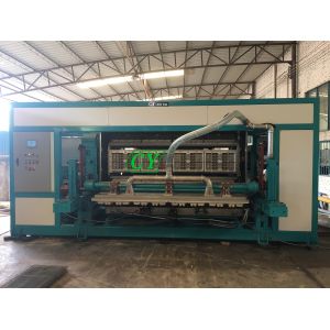 Cheap Fully PLC Controlled Automatic Egg Tray Machine High Capacity for sale