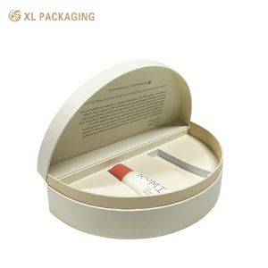 XL Packaging Custom Luxury Boxes Customized Embossing LOGO Semi-Circle Half