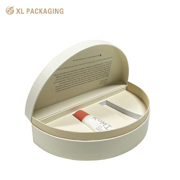 XL Packaging Custom Luxury Boxes Customized Embossing LOGO Semi-Circle Half