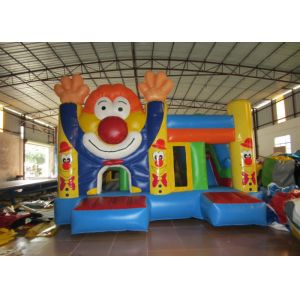 China Circus clown inflatable combo house waterproof PVC fabric inflatable clown jumping combo classic inflatable clown bouncy on sale