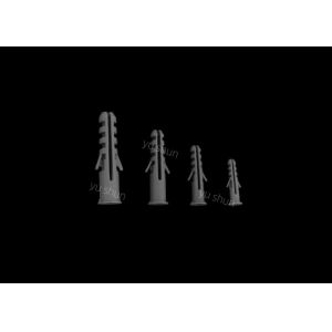 Long M14 Grey Color Expansion Plastic Wall Plug Screw For Tubing