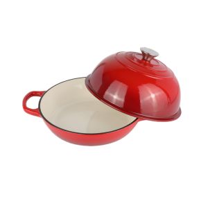 COOKNEXA 6QT Enameled Cast Iron Dutch Oven – 10-inch , Perfect for Sourdough Baking, Stews, and Slow Cooking