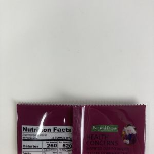 Clean Window Snack Packaging Bags Back Seal For Chocolate Cookies