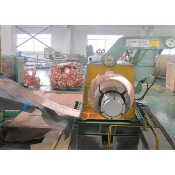 Copper Coil Strips Aluminum Slitter PLC Controlled Non Ferrous Metals
