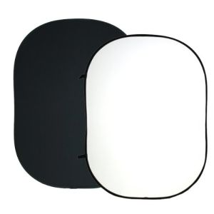 Double Sided Collapsible Muslin Backdrop Reflector Photo Backdrop for Photograph