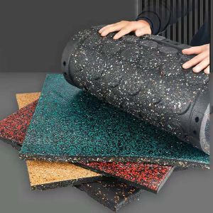Custom Colors Sound Insulation Acoustic Rubber Matting For Indoor Playground