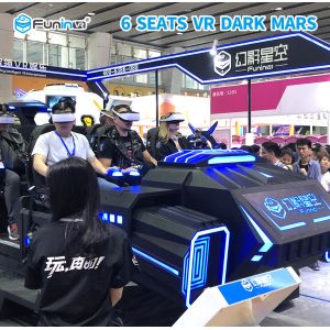 9D Virtual Reality Game Movie Simulator For Amusement Park Equipment Rides